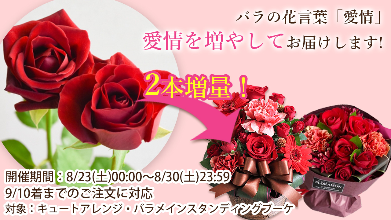 バラ増量キャンペーン