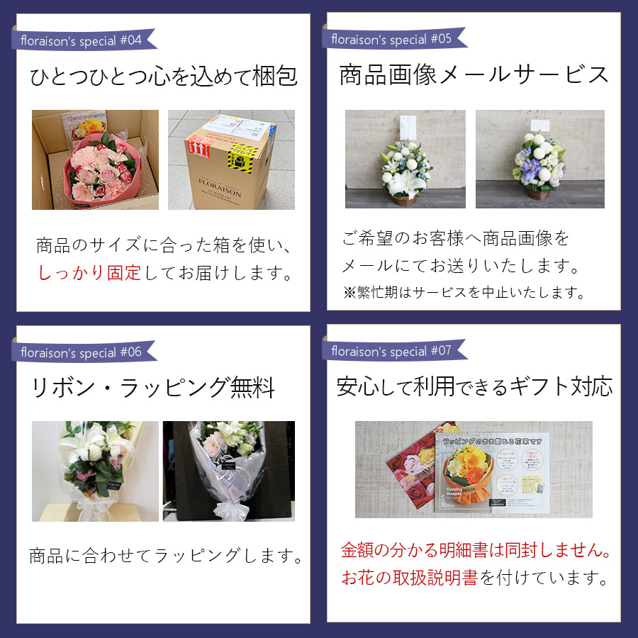 フロレゾンのサービス